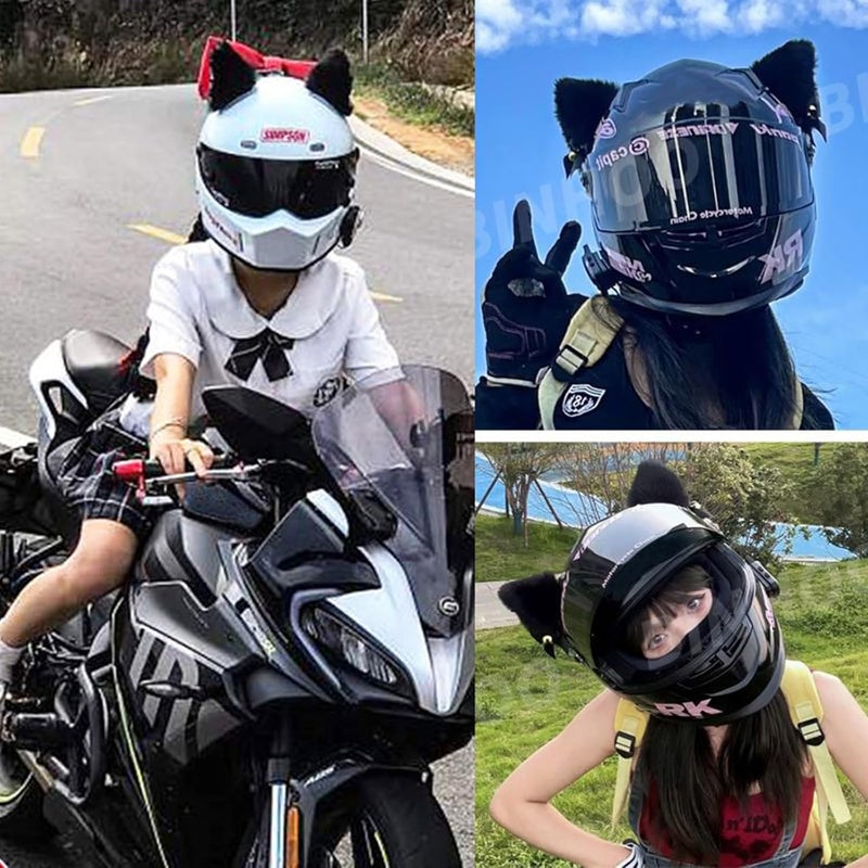 CHPINGN Motorcycle Horn Devil Horns,Motorcycle Helmet Accessories,Bike Helmet, Ski Accessories(Helmet Not Included) - Image 5
